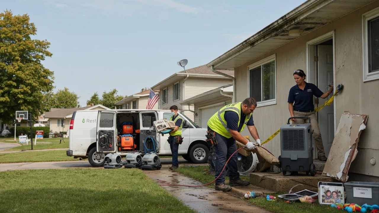 Water Damage Restoration in Walsh, IL near me